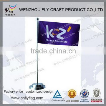 Most popular crazy Selling polyester Belgium table flag