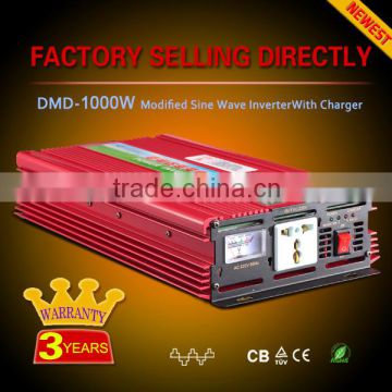 Off grid modified sine wave dc 12v to ac 230v 1000 watt inverter with charger