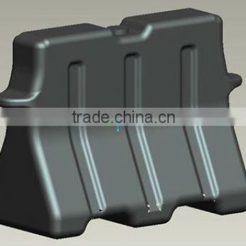 serious of large capacity blow molding road barrier samples