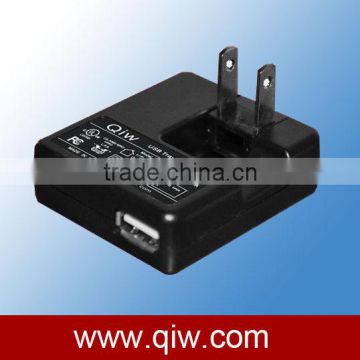 UL/cUL 5W 0.5A USB Power Supply(black colour)
