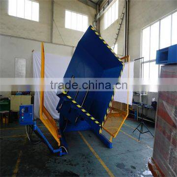 Working free standing pallet inverter pallet turner toppy