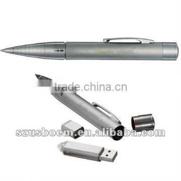 hotsale pen usb with laser light and cheap price