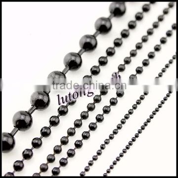 Hanging 8mm gunmetal metal beads flying curtain