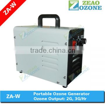 2G 3G mini portable ozone water machine for home water and air treatment