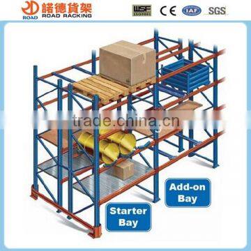 Warehouse storage heavy duty pallet racking system