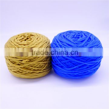 50%cotton 50% polyester yarn , 32s 16ply hand knitting yarn polyester yarn