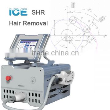 New popular portable fda approved shr opt laser hair removal machine