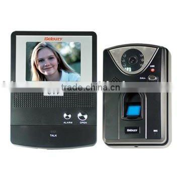 V1 fingerprint video door phone