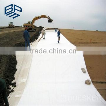 PP nonwoven needle-punched geotextile hot rolled with high strength for road