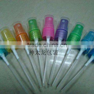 Plastic colorful cool mist sprayer 18/410