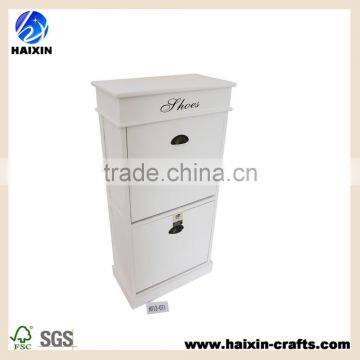 wood shoe cabinet/shoe cabinet /white practical storage cabinet