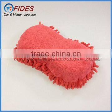 polyester terry cloth chenille microfiber magic sponge for car