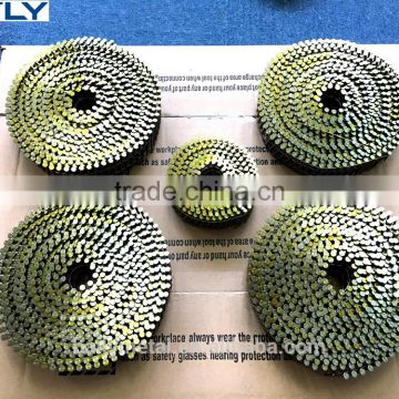 hot sale & high quality 2.5x65mm screw shank pallet coil nails for decking wood Super market