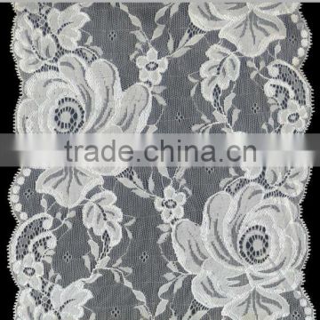 broad high quality stretched nylon rayon lace