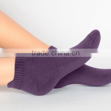 OEM SERVICE bamboo socks with solid color