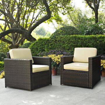 Customized Sun Resistant Outdoor Patio Furniture PE Rattan Decorative