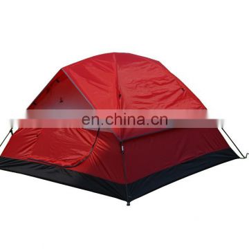 high quality polyester wind resistant camping tent 4 person from china
