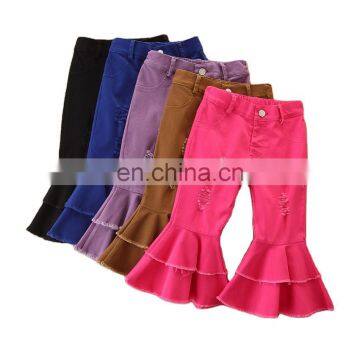 Kids Pant For Girls Bell Bottoms Flare Leg Pants