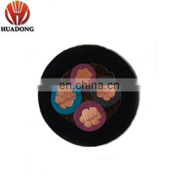 rubber cable 4 core 6mm flexible cable