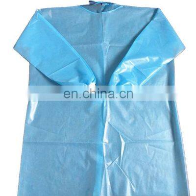 hospital disposable long sleeve isolation gown