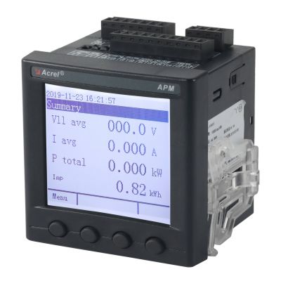 Durable and reliable Acrel APM830 three phase smart digital panel power meter/ multifunction programmable energy meter CE