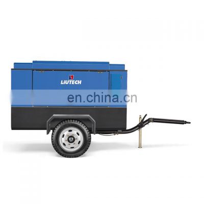 Liutech LUY100-12 8 bar screw type energy saving air compressor for industrial sandblasting