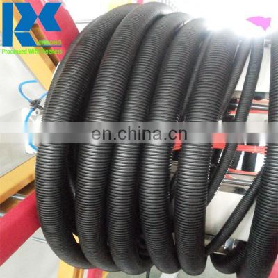 hdpe pipe corrugated dwc production line with double wall