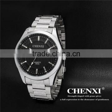 High quality stainless steel calendar watch , 3 ATM waterproof brand calendar watch for wholesale and OEM