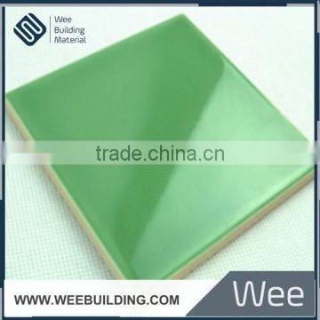 Glossy Green Color 100x100 Paint Wall Tile For Christmas Decoration