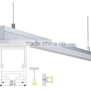 aluminium extrusion profiles ceiling lamp