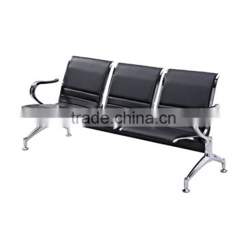Metal airport benchs public seating waiting chair