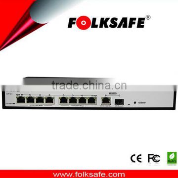 Extra 2-Port 10/100/1000Mbps UPLINK RJ-45 up to 100m 8-Port PoE Switch,supports 53VDC power to PoE powered devices