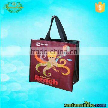 Durable pp laminated woven bag for shopping