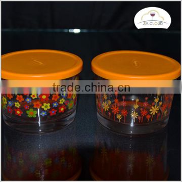 2015 glass jar with lid food storage containers