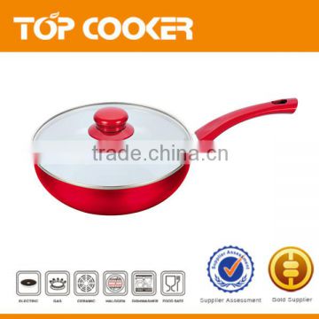 aluminium pressed ceramic coating wok
