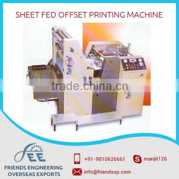 High Performance And Compact ,Excellent Design Sheet Fed Offset Printing Machine