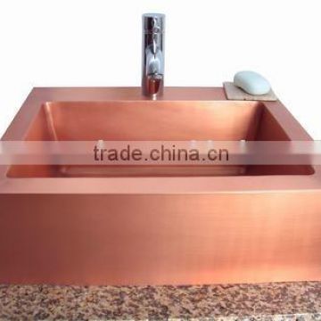 top copper sink