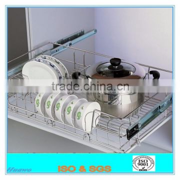 China manufacturer Stainless Steel Kitchen Drawer Basket