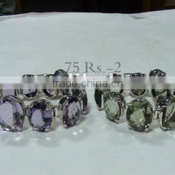 925 Silver Amethyst Bracelate