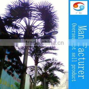 Palm led light tree lamp post outdoor landscape light up palm tree plant LED Chian products