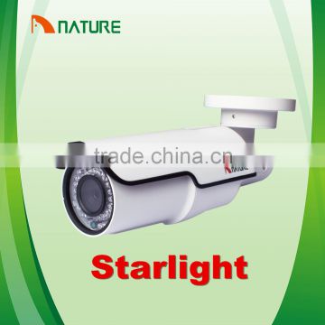 H.265 2MP HD Network Starlight 30m IR IP Bullet Camera with Varifocal Lens, POE, IP66 for Outdoor / Indoor Use