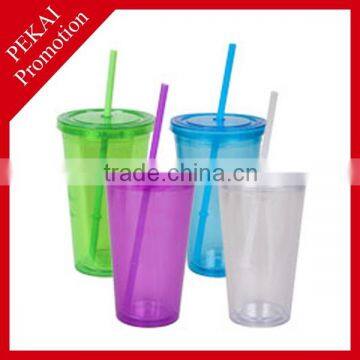 Most Popular Best Selling 12 OZ Double Wall Tumbler with Straw For Promotion Gift With Customized Logo