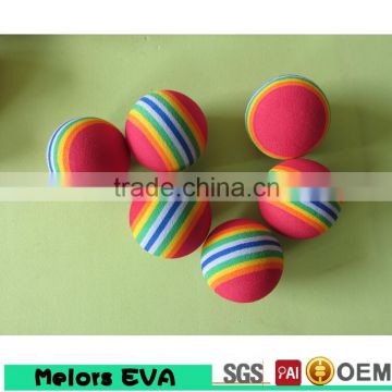 Eva kids ball /gun ball can be customize EVA colored foam balls