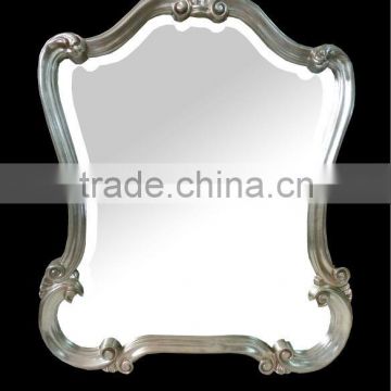 wooden frame mirror with moulding