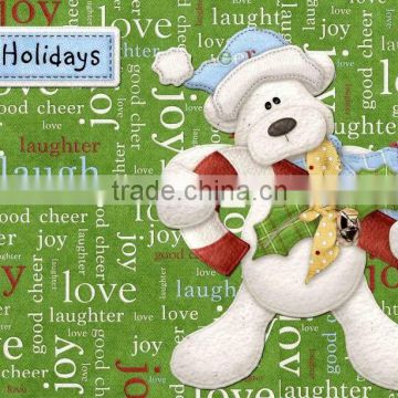 poster of beary Christmas with text