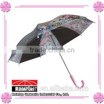 Manual open POE fabric custom print kid umbrella