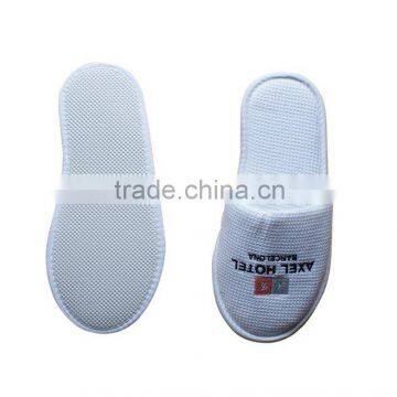 luxury waflle close toe hotel slipper