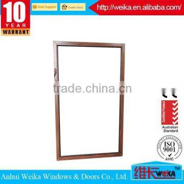 wooden pvc fixed window