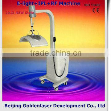 White Eyebrow Removal 2013 New Design Multi-Functional Beauty Equipment Skin Inspection E-light+IPL+RF Machine Beauty Equipments In Hong Kong Pigmentinon Removal