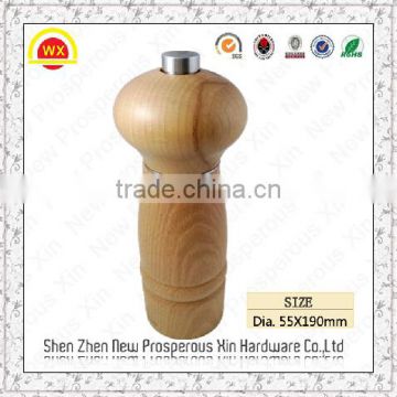 Wholesale bamboo gravity shaker pepper grinding mill